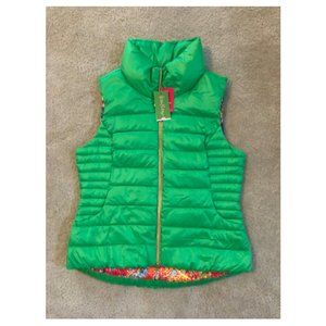 Lilly Pulitzer Allie Puffer Vest - Prep Green